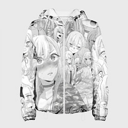 Куртка с капюшоном женская Marin Kitagawa: Pencil Art, цвет: 3D-белый