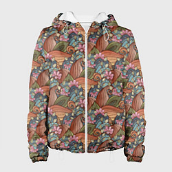 Женская куртка Паттерн волнистые узоры