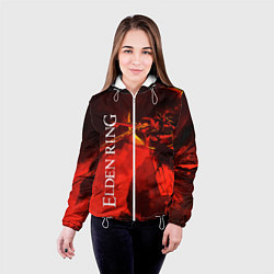 Куртка с капюшоном женская MALENIA - ELDEN RING ЕЛДЕН РИНГ, цвет: 3D-белый — фото 2