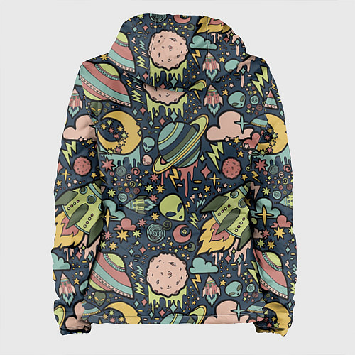 Женская куртка Космос планеты / 3D-Белый – фото 2