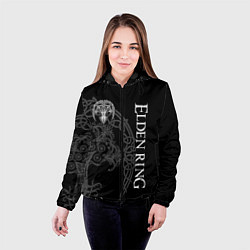 Куртка с капюшоном женская СВЯТОЕ ДРЕВО МИКЕЛЛЫ ЕЛДЕН РИНГ, цвет: 3D-черный — фото 2