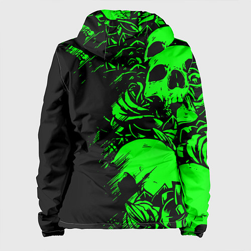 Женская куртка Сабатон sabaton черепа / 3D-Белый – фото 2