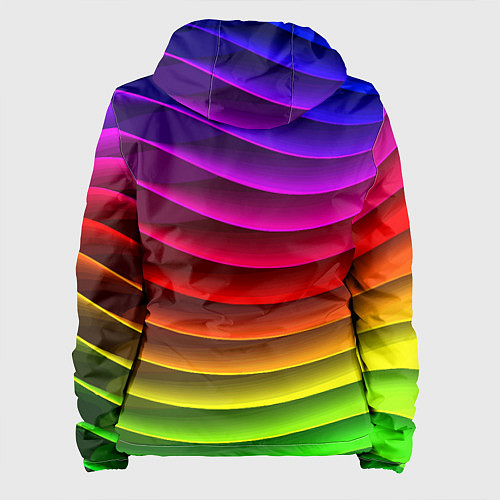 Женская куртка Color line neon pattern Abstraction Summer 2023 / 3D-Белый – фото 2
