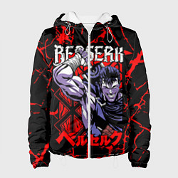 Куртка с капюшоном женская БЕРСЕРК BERSERK GUTS, цвет: 3D-белый