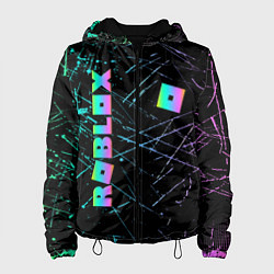 Женская куртка ROBLOX неоновый логотип