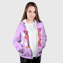 Куртка с капюшоном женская РАЗНАЯ КИССИ МИССИ KISSY MISSY, цвет: 3D-белый — фото 2