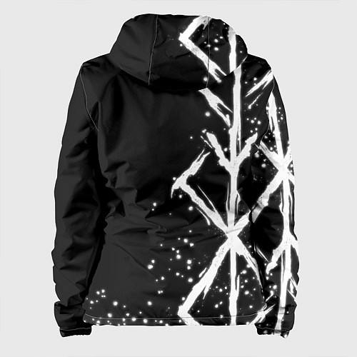 Женская куртка КЛЕЙМО ЖЕРТВЫ - БЕРСЕРК / 3D-Белый – фото 2