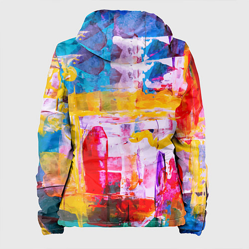Женская куртка Импрессионизм Лето Абстракция Impressionism Summer / 3D-Белый – фото 2