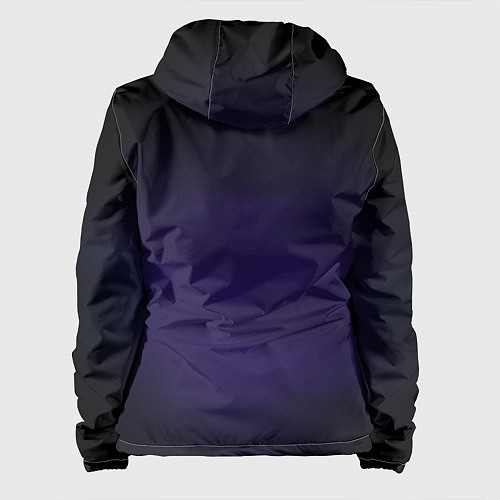 Женская куртка CHAINSAW MAN on the background of the moon / 3D-Белый – фото 2