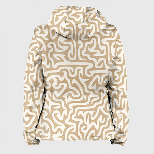 Женская куртка Абстрактный лабиринт / 3D-Белый – фото 2
