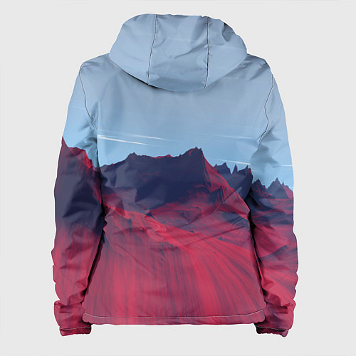 Женская куртка Красный песок / 3D-Черный – фото 2