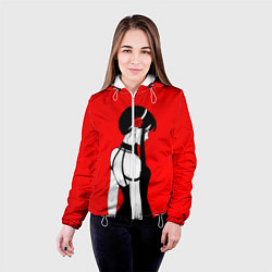 Куртка с капюшоном женская Spy x Family Йор Форджер, цвет: 3D-белый — фото 2