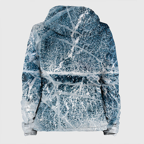 Женская куртка IN COLD horizontal logo with ice / 3D-Белый – фото 2