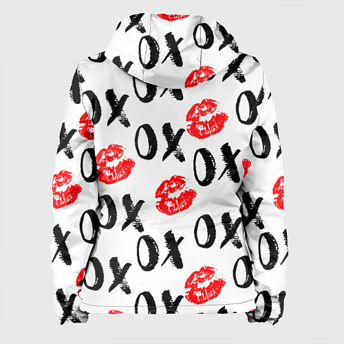 Женская куртка ПОЦЕЛУЙЧИКИ ХОХО / 3D-Белый – фото 2