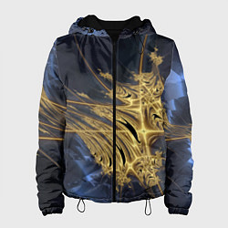 Женская куртка Фрактальная футуристическая композиция Абстракция