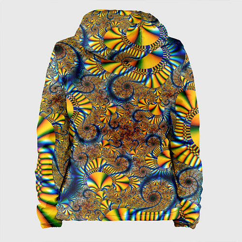 Женская куртка FRACTAL COLOR PATTERN / 3D-Черный – фото 2