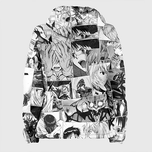 Женская куртка Евангелион паттерн / 3D-Белый – фото 2