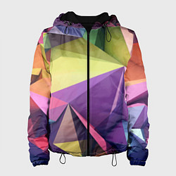 Женская куртка Geometric 3 D abstraction Геометрическая трехмерна