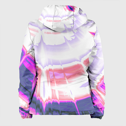 Женская куртка Тай-дай Абстракция Tie-Dye / 3D-Белый – фото 2