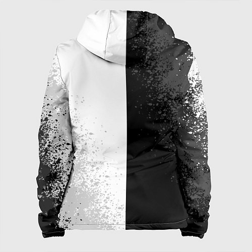 Женская куртка FAIRY TAIL BLACK AND WHITE LOGO / 3D-Белый – фото 2