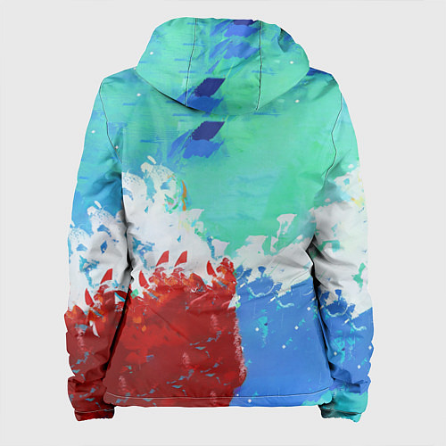 Женская куртка Дональд Трамп арт / 3D-Белый – фото 2