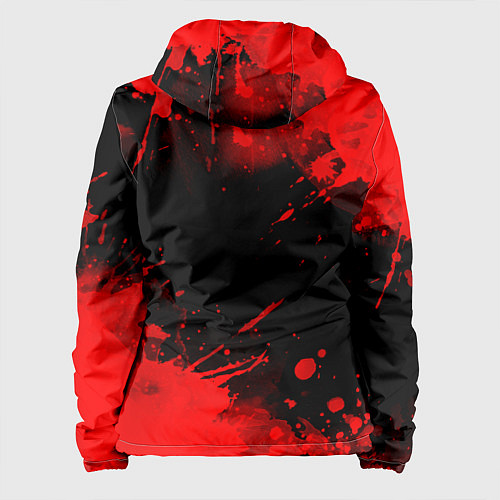 Женская куртка КЛЕЙМО ЖЕРВЫ И ЧЕРЕПА БЕРСЕРК / 3D-Белый – фото 2