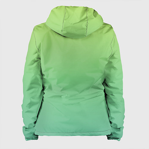 Женская куртка Shades of Green GRADIENT / 3D-Белый – фото 2