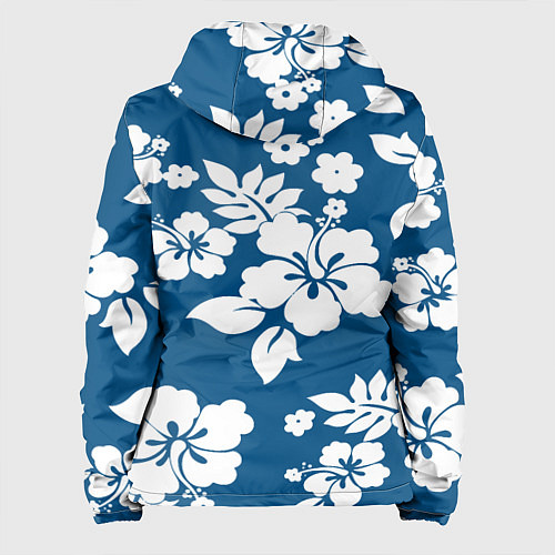 Женская куртка Цветочный паттерн Минимализм / 3D-Черный – фото 2