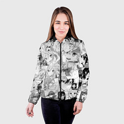 Куртка с капюшоном женская Horimiya pattern, цвет: 3D-черный — фото 2