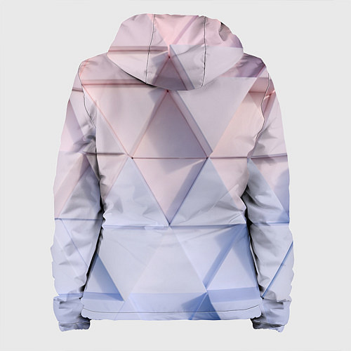Женская куртка Треугольные элементы / 3D-Белый – фото 2