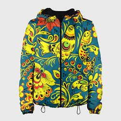 Женская куртка Хохломская Роспись Две Птицы