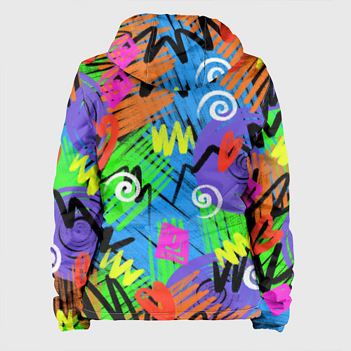 Женская куртка Яркий геометрический принт / 3D-Белый – фото 2