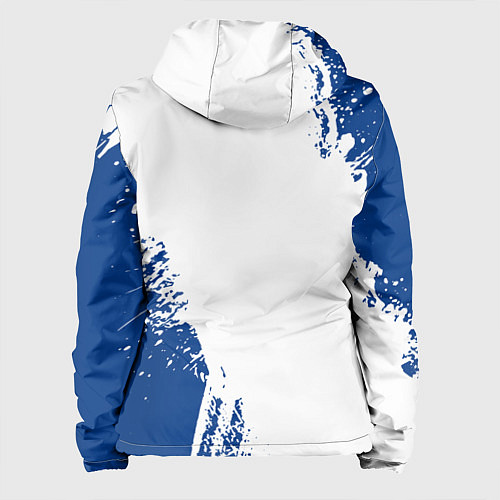 Женская куртка Реал Мадрид краска / 3D-Белый – фото 2