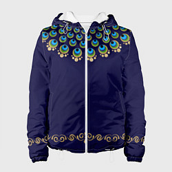 Женская куртка Павлиньи перья с вензелями