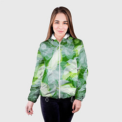 Куртка с капюшоном женская Воздушное настроение, цвет: 3D-белый — фото 2