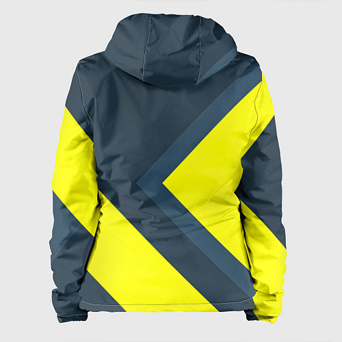 Женская куртка Геометрическая Стрелка / 3D-Черный – фото 2