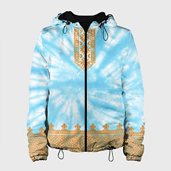 Женская куртка Славянская тай-дай рубаха