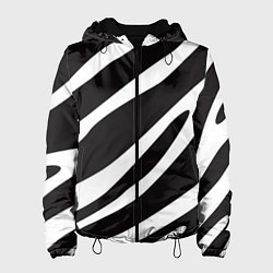 Женская куртка Анималистичный рисунок зебра