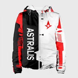 Куртка с капюшоном женская ASTRALIS ЗВЕЗДА, цвет: 3D-белый