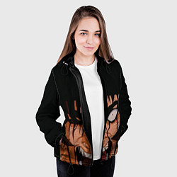 Куртка с капюшоном женская Берсерк Гац, цвет: 3D-черный — фото 2