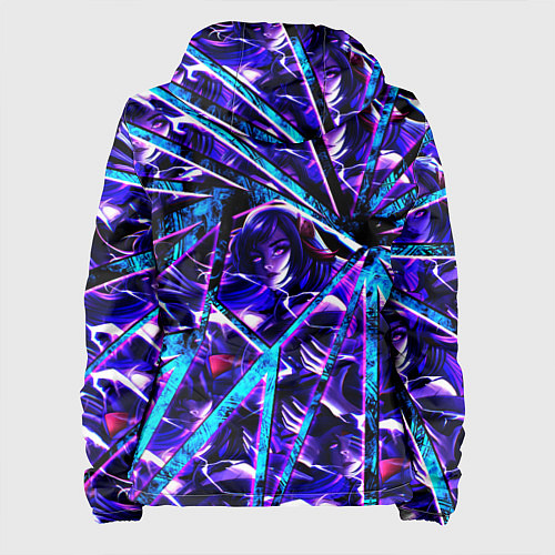 Женская куртка Genshin Impact Шогун Райден осколки / 3D-Черный – фото 2