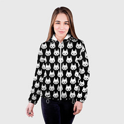 Куртка с капюшоном женская Stray Pattern, цвет: 3D-белый — фото 2