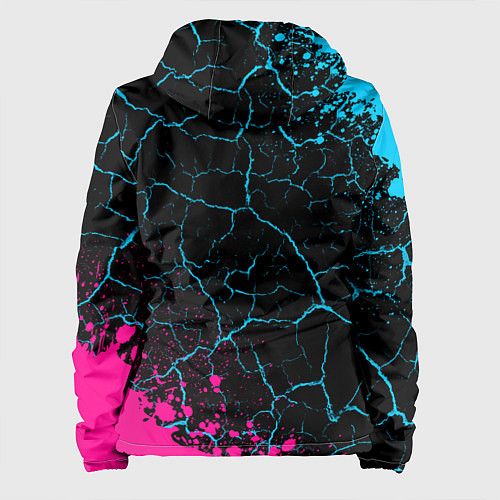 Женская куртка Roma - neon gradient / 3D-Черный – фото 2