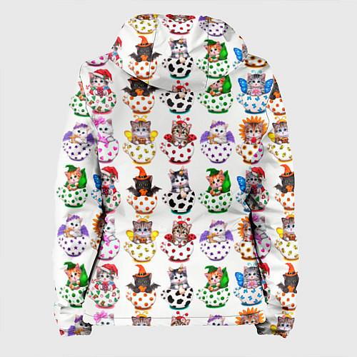 Женская куртка Kittens in a cup / 3D-Черный – фото 2
