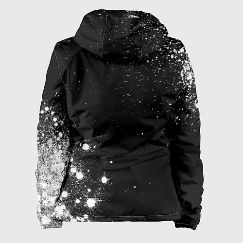 Женская куртка Pink Floyd и рок символ на темном фоне / 3D-Черный – фото 2