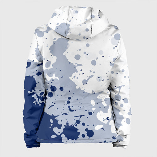 Женская куртка Tottenham hotspur Брызги красок / 3D-Белый – фото 2