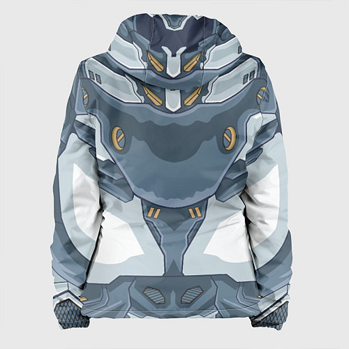 Женская куртка Костюм серого робота / 3D-Черный – фото 2