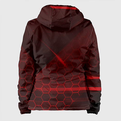 Женская куртка Ac milan Соты / 3D-Белый – фото 2