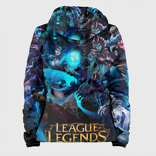 Женская куртка Коллаж LoL - Legue of Legends / 3D-Белый – фото 2