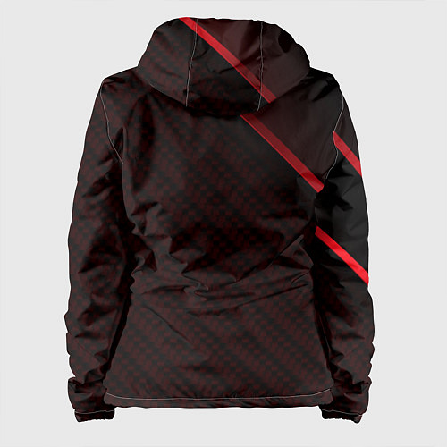 Женская куртка Suzuki Абстракция / 3D-Белый – фото 2